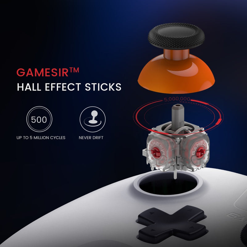 Controle Gamesir T4 Nova Lite Sem Fio Para Pc Switch Android Ios Steam Celular Hall Effect Cor Space Purple