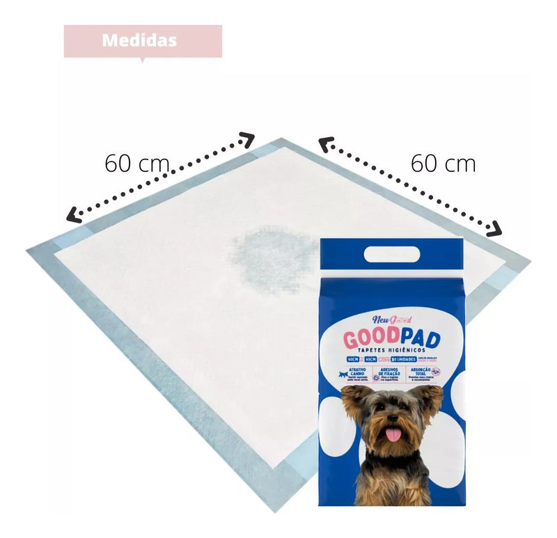 Tapete higiênico Petlike Good Pad 80x60cm 30 unidades
