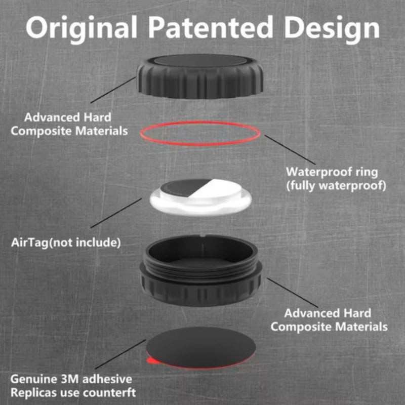 Case Capa Para Apple Airtag  Antichoque Com Adesivo