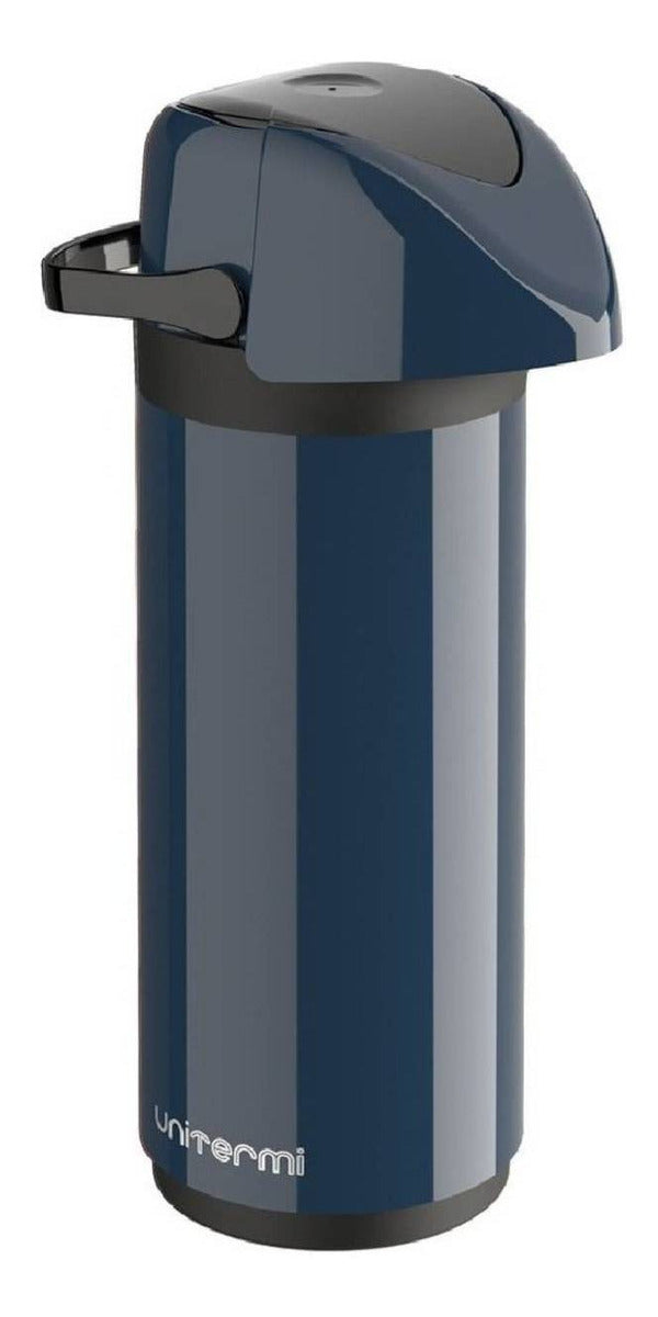 Garrafa térmica Unitermi de vidro 1L inoxidável