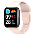 Pulseira De Silicone Sport Para Xiaomi Redmi Watch 3 Active Cor Bege Largura Da Pulseira 20 Mm