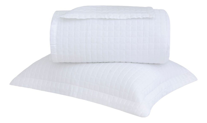 Kit Colcha Solteiro Buddemeyer Vision New Colors Branco 2pçs