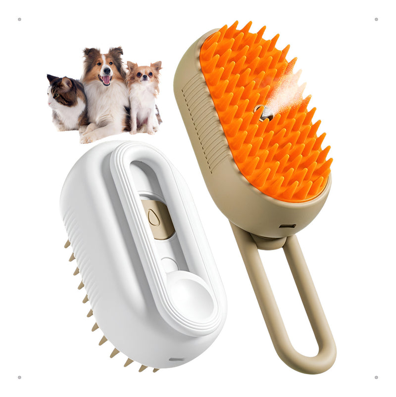 Escova A Vapor 3 Em 1 Pet Removedor Pelos Para Gatos E Cães