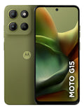 Smartphone Motorola Moto G15 - 128gb 12gb (4gb Ram+8gb Ram Boost) E Camera 50mp Com Ai E Night Vision Bateria De 5200 Mah Tela Fhd+ 6.7 Com Superbrilho Nfc Azul Claro
