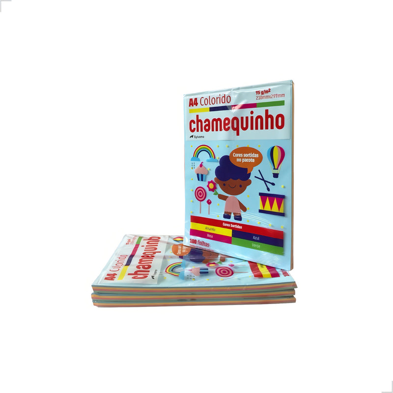 Papel Chamex Office A4 Sulfite 210x297 75g Resma 1000 Folhas Cor Branco