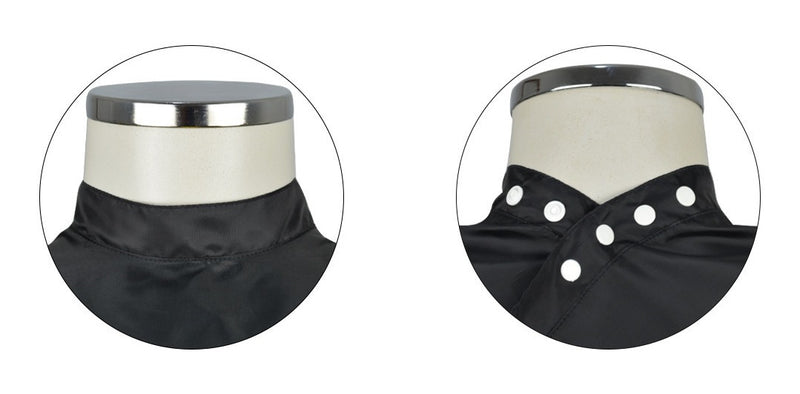 Capa De Corte Cabeleireiro / Barbearia Nylon Preto Pentale