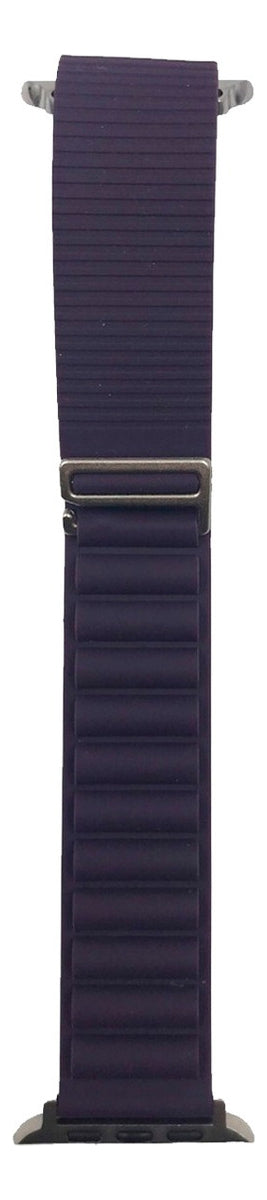 Pulseira Loop Para Watch Apple Ultra Alpine Alpinista Nylon Cor Laranja/Preto - 42mm 44mm 45mm 49mm