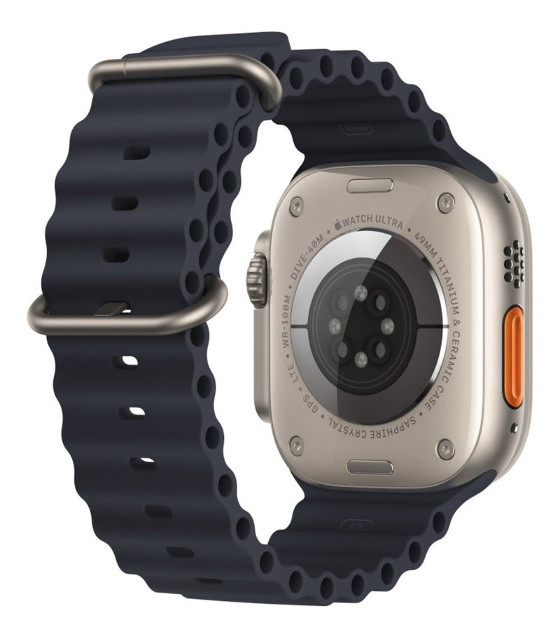 Pulseira Oceano Para Apple Watch Ultra 49mm Cor Lilás