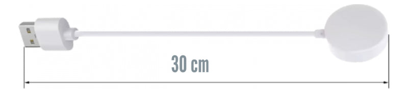 Carregador De Relógio Smartwatch Por Indução Linha Ultra Cor Branco