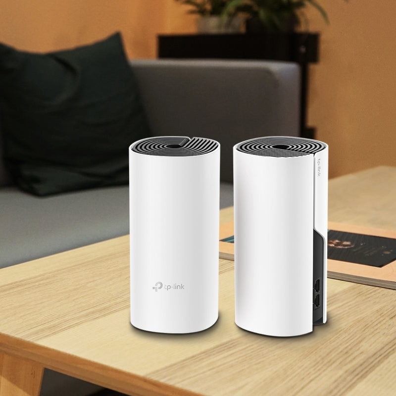 Kit 2 Roteador Tp-link Deco M4 Mesh Gigabit Dual-band Ac1200 Cor Branco