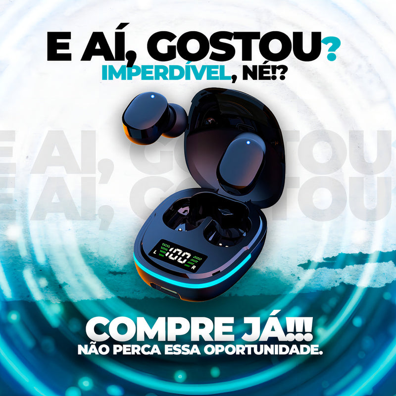 Fone De Ouvido Bluetooth Sem Fio Tws Led G9s Maxnova