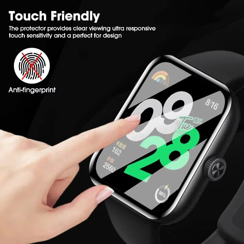 Película 3d 9d Cerâmica Para Redmi Watch 3 4 5 Active Lite