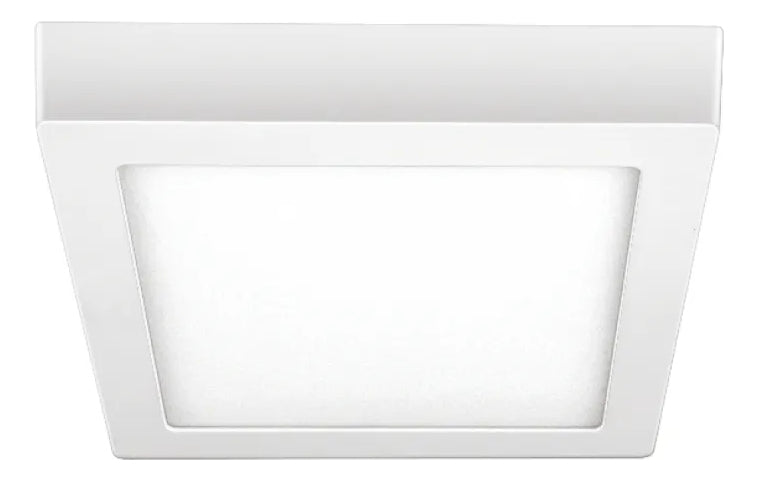 Elgin plafon painel quadrado sobrepor 24w branco frio 6500k estrutura branco-frio