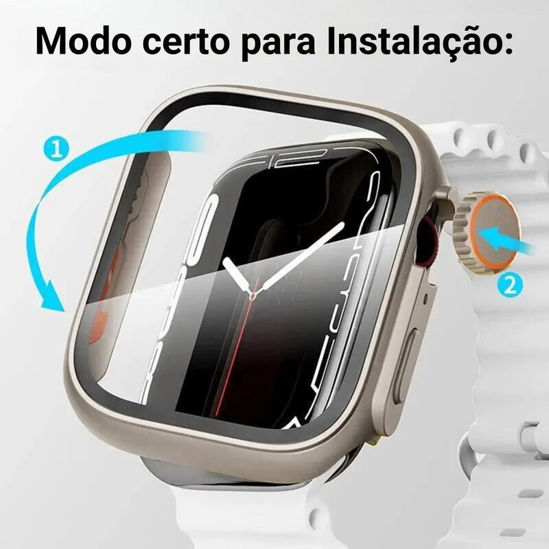 Bumper Capa Aparencia Para Apple Watch 40m 41m 44m 45m 46m
