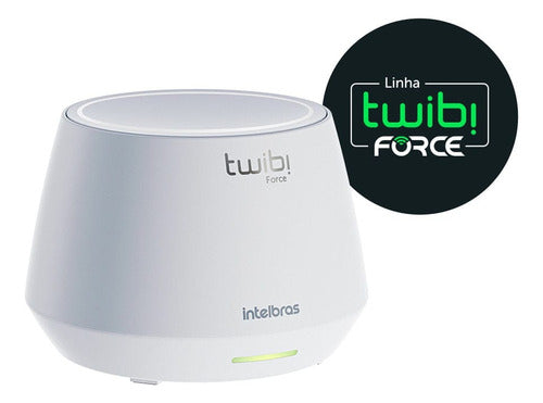 Roteador Mesh Sem Fio Wifi 6 1200mb Intelbras Twibi Force Ax Cor Branco