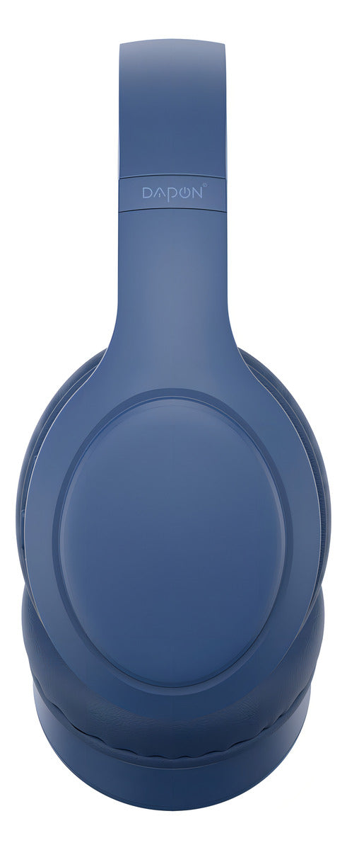 Fone De Ouvido Headphone Dapon H02d Bluetooth 5.1 Microfone Cor Azul