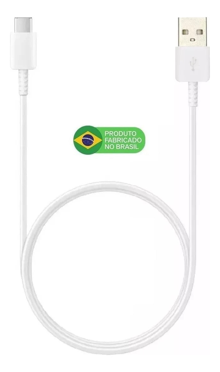 Plus do Brasil Cabo Usb Plus Turbo Tipo C Compativel Com Samsung Galaxy S25 S24 Plus S23 Fe S22 S21 S20 A16 A15 M15 A25 A24 M34 A35 A34 A12 A22 A13 M13 A14 5g A55 A53 A52 A54 A06 A05s M55 A20 A21