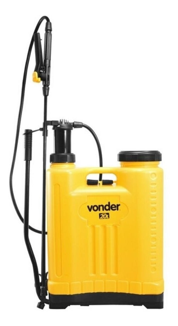 Pulverizador 20 Litros Vonder Máquina Passar Veneno Insetos Cor Amarelo
