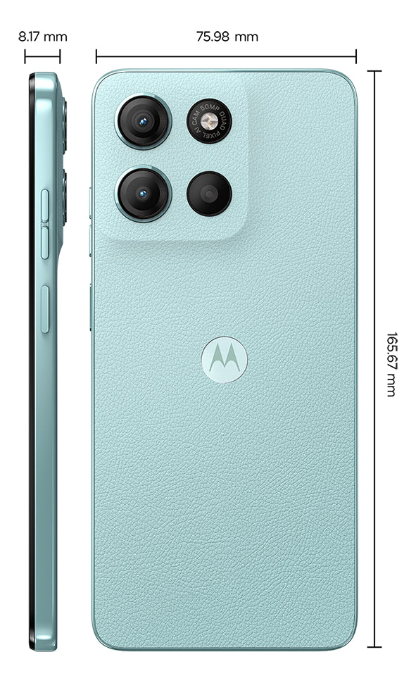 Smartphone Motorola Moto G15 - 128gb 12gb (4gb Ram+8gb Ram Boost) E Camera 50mp Com Ai E Night Vision Bateria De 5200 Mah Tela Fhd+ 6.7 Com Superbrilho Nfc Azul Claro