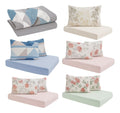 Jogo De Cama Lençol Casal Micropercal C/ Elástico 1,38x1,88 Cor Estampas Sortidas Desenho do tecido Liso