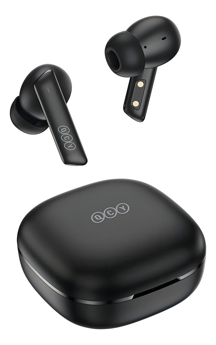 Fone Qcy Ht05 Melobuds Bluetooth 5.2 Com Cancelamento Anc Cor Preto