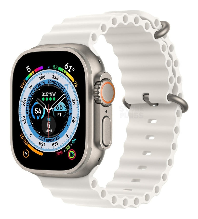 Pulseira Oceano Para Apple Watch Ultra 49mm Cor Rosa-claro