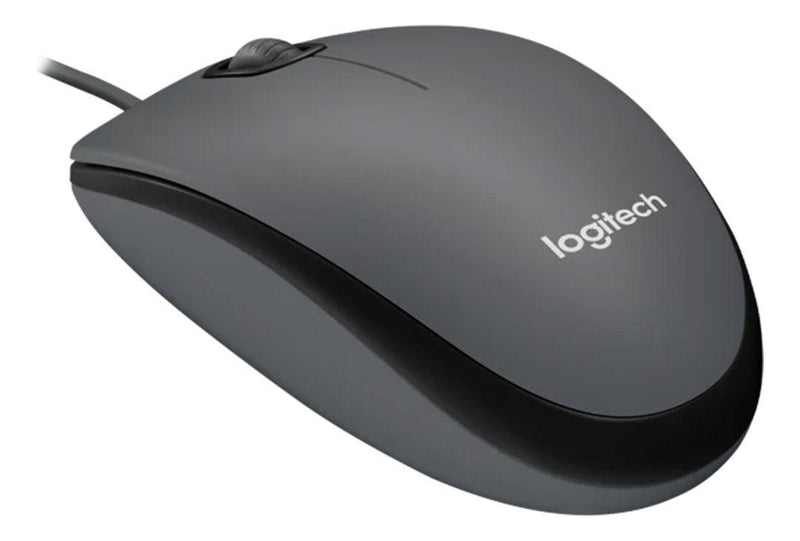 Mouse Logitech M90, Usb, 1000dpi, Ambidestro, Cinza E Preto