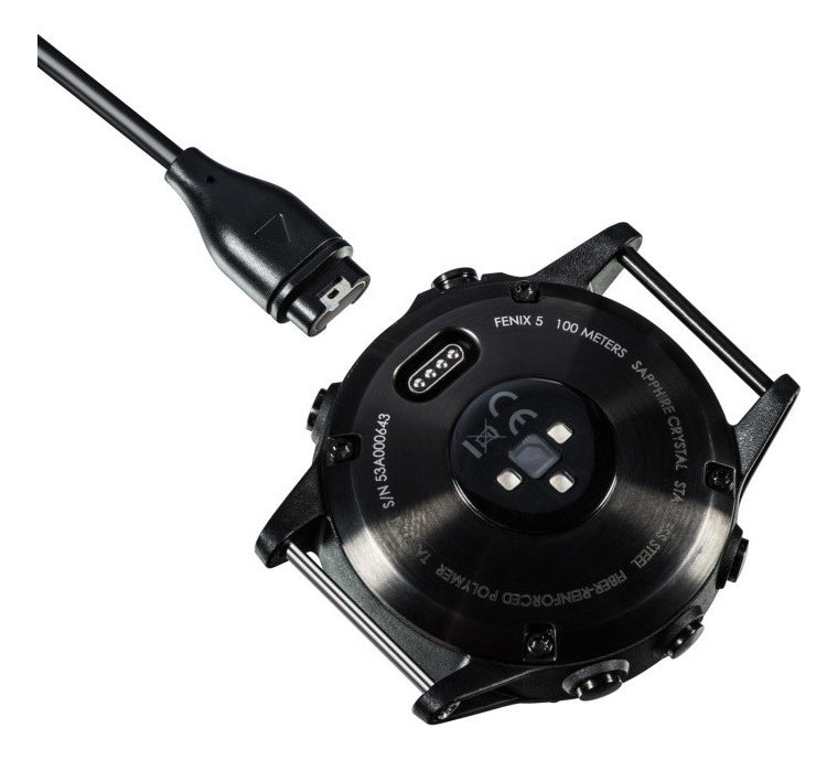 Cabo Usb Para Garmin Fenix 5 5s 5x 6 6x 6s 935 Vivoactive 3 Preto