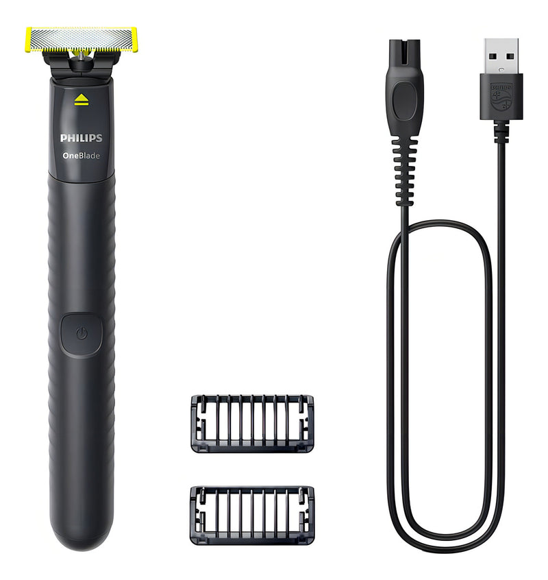 Aparador de Pelos Philips OneBlade QP1424/10 na Cor Cinza chumbo -