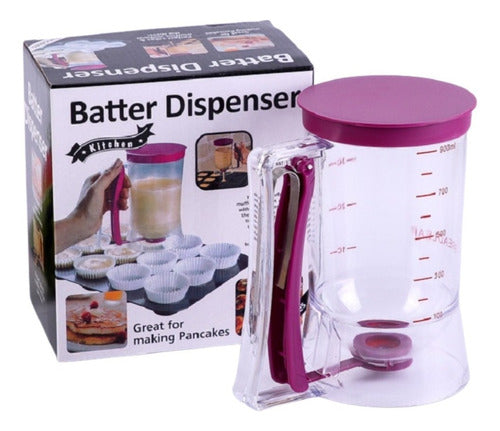 Dosador De Massa Para Cupcake E Bolo Confeiteiro De Plástico Cor Transparente