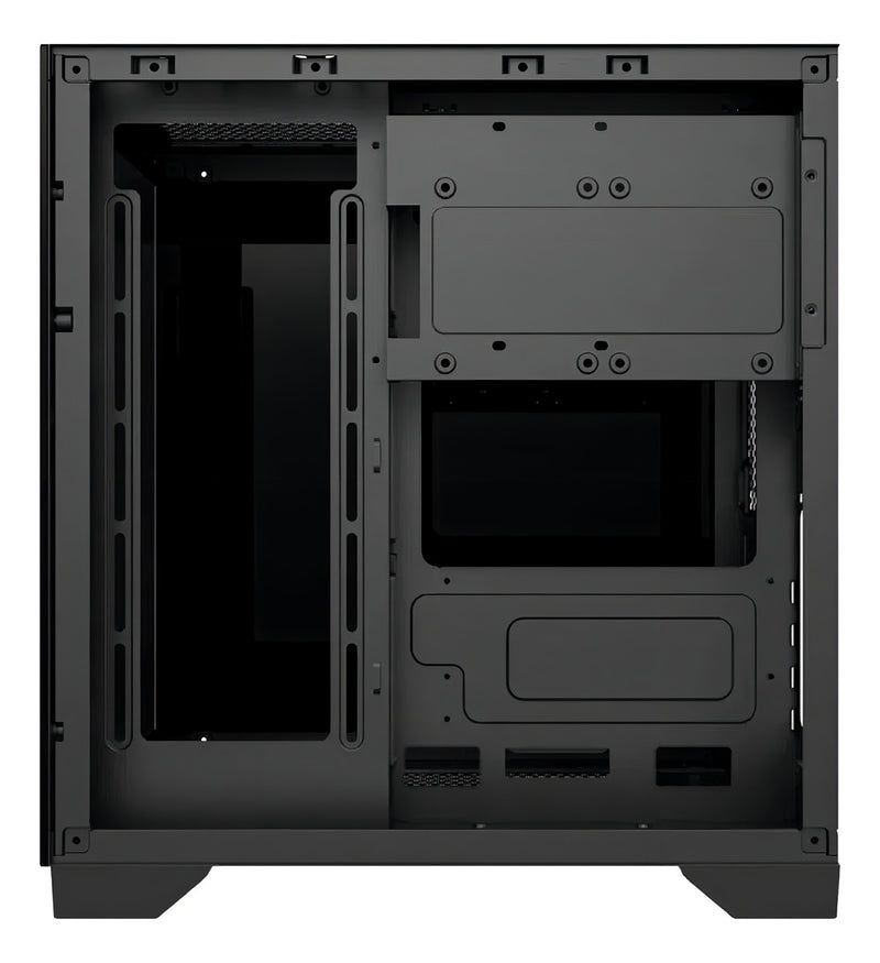 Gabinete Gamer Hayom Aquário Com 4 Cooler Fan Led Rgb