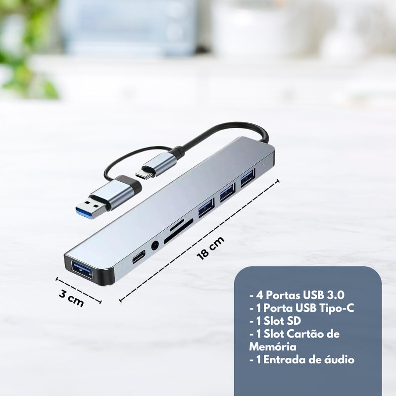 POLARES ZEN1 Adaptador Macbook Hub Usb-c Air M1 M2 Dex