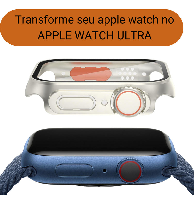 Bumper Capa Aparencia Para Apple Watch 40m 41m 44m 45m 46m