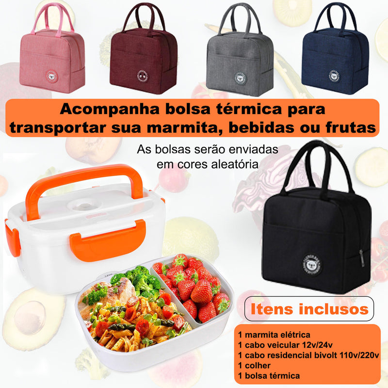 Marmita Elétrica Yonks Bivolt Carro/casa 12v/24v E 110v/220v