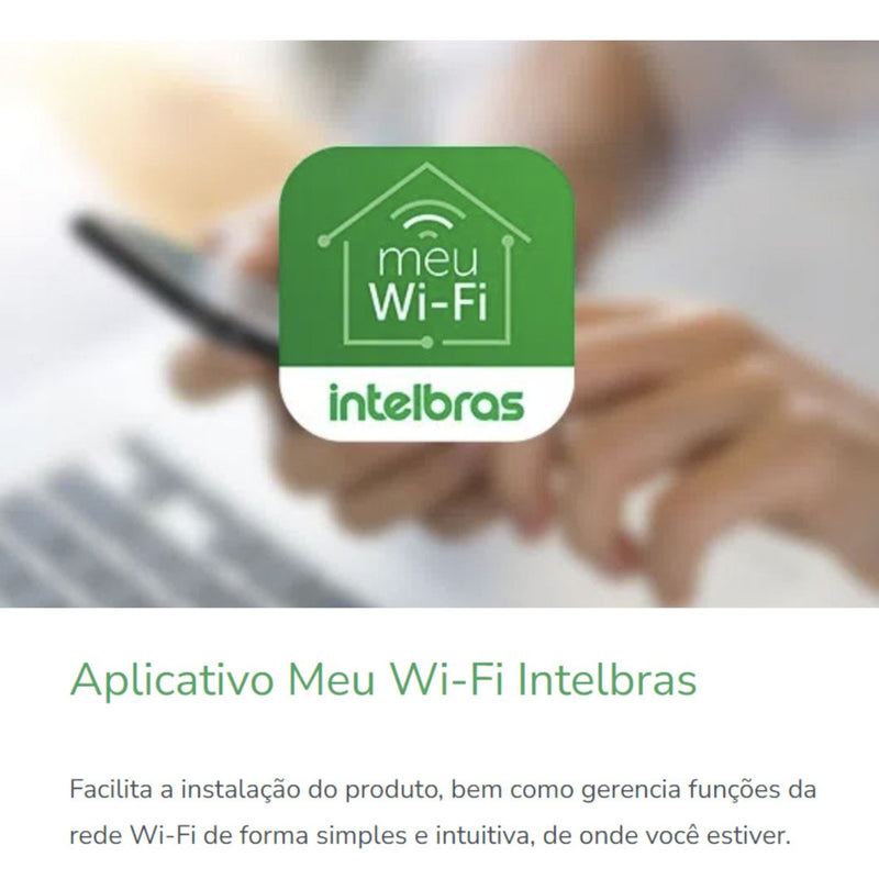 Roteador Mesh Sem Fio Wifi 6 1200mb Intelbras Twibi Force Ax Cor Branco