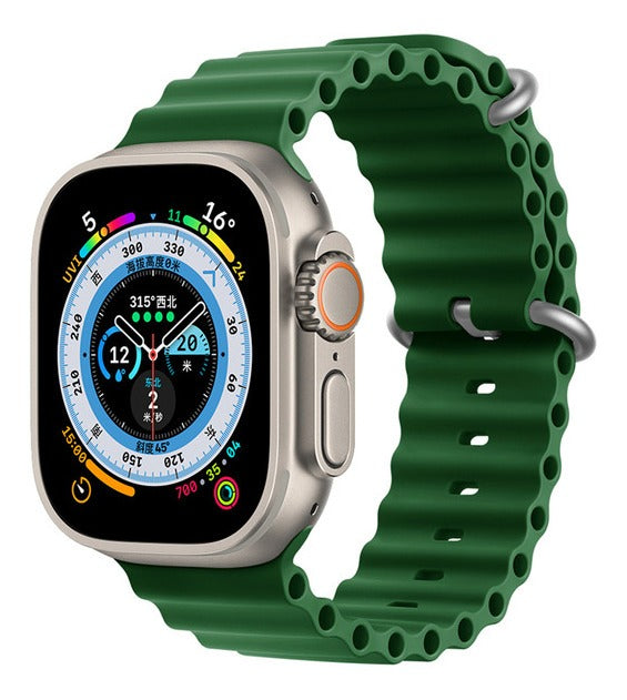 Pulseira Oceano Para Apple Watch Ultra 49mm Cor Rosa-claro