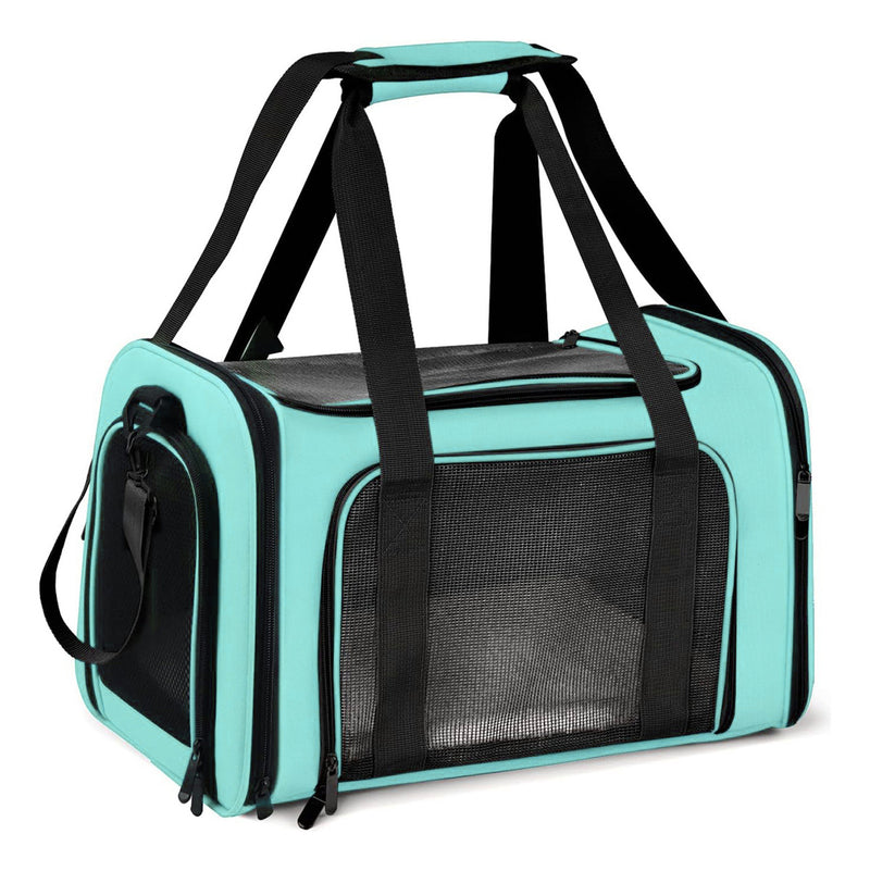 Bolsa Transporte Pet Caixa Transporte Médio Avião Paw Up Cor Cinza