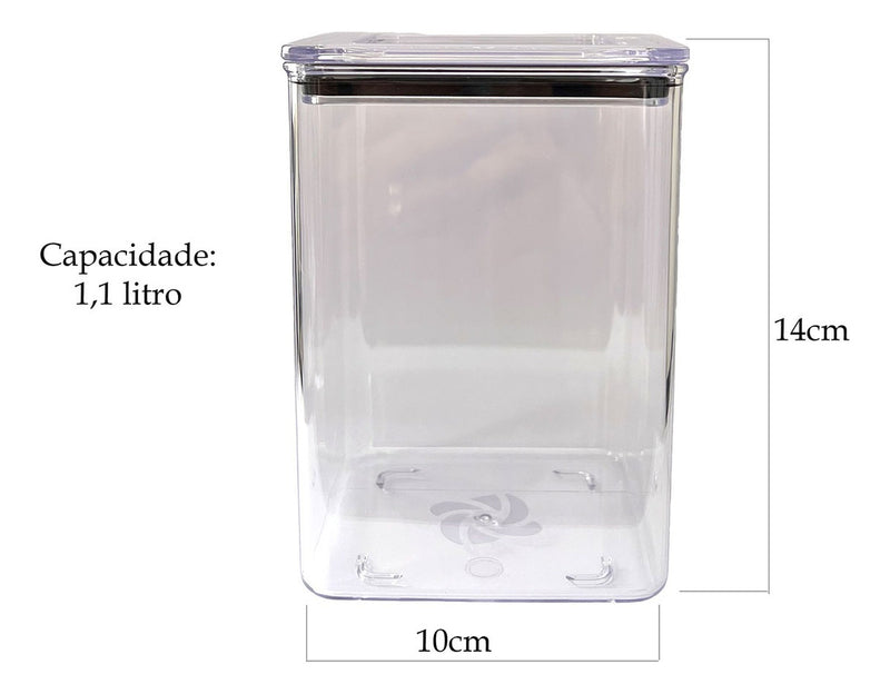 Kit 20 Potes Herméticos 2,3litros 1,1litro 480ml Organização