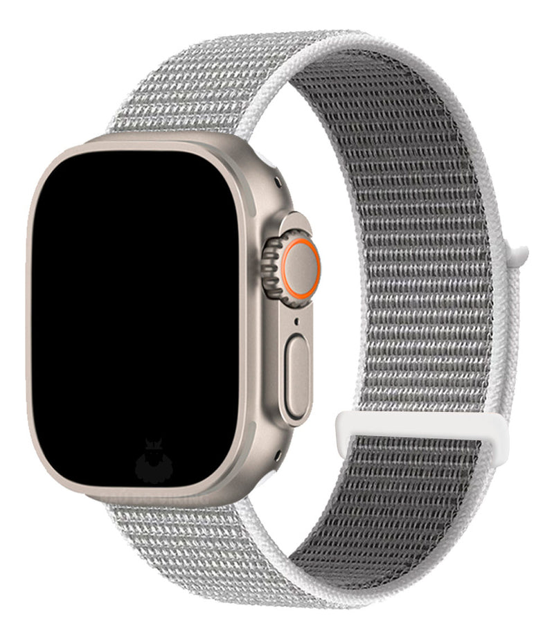Pulseira Nylon Loop Preto-absoluto Compatível Apple Watch 46/45/44/ 49mm