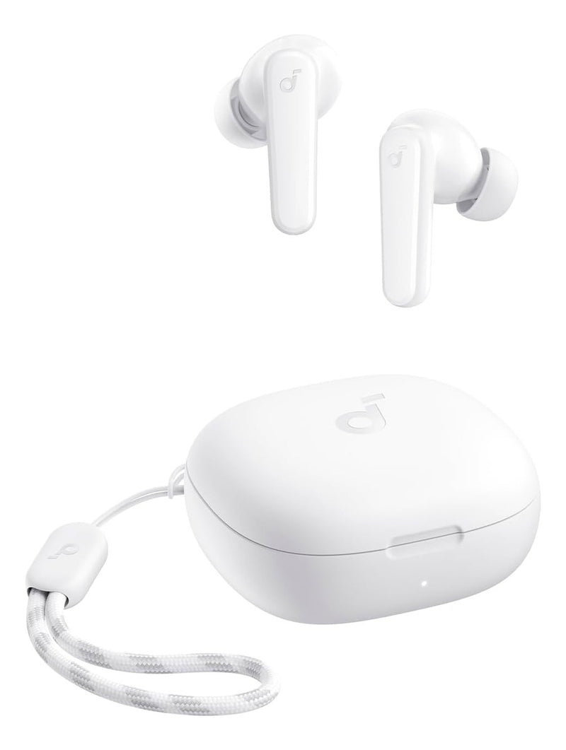 Fone de Ouvido Soundcore P20i Bluetooth 5.3 Grave Potente Drivers 10mm 30h Bateria Carregamento Rápido App Personalização De Som Via App IPX5 2 Mics IA para Chamadas Claras Case Compacto Cor Azul