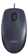 Mouse Logitech M90, Usb, 1000dpi, Ambidestro, Cinza E Preto