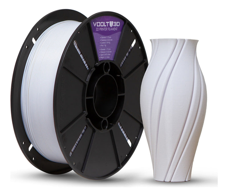 Voolt3D PLA Filamento 1.75mm Premium 1kg Cor Bege Caucasiano