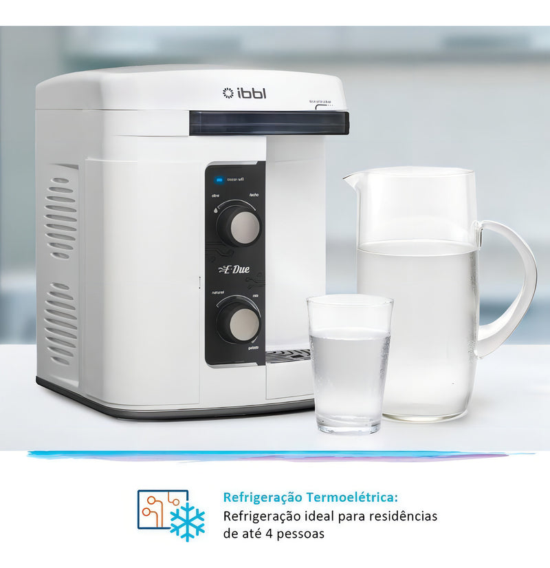 Purificador De Água Gelada Ibbl E-due Full Range Branco