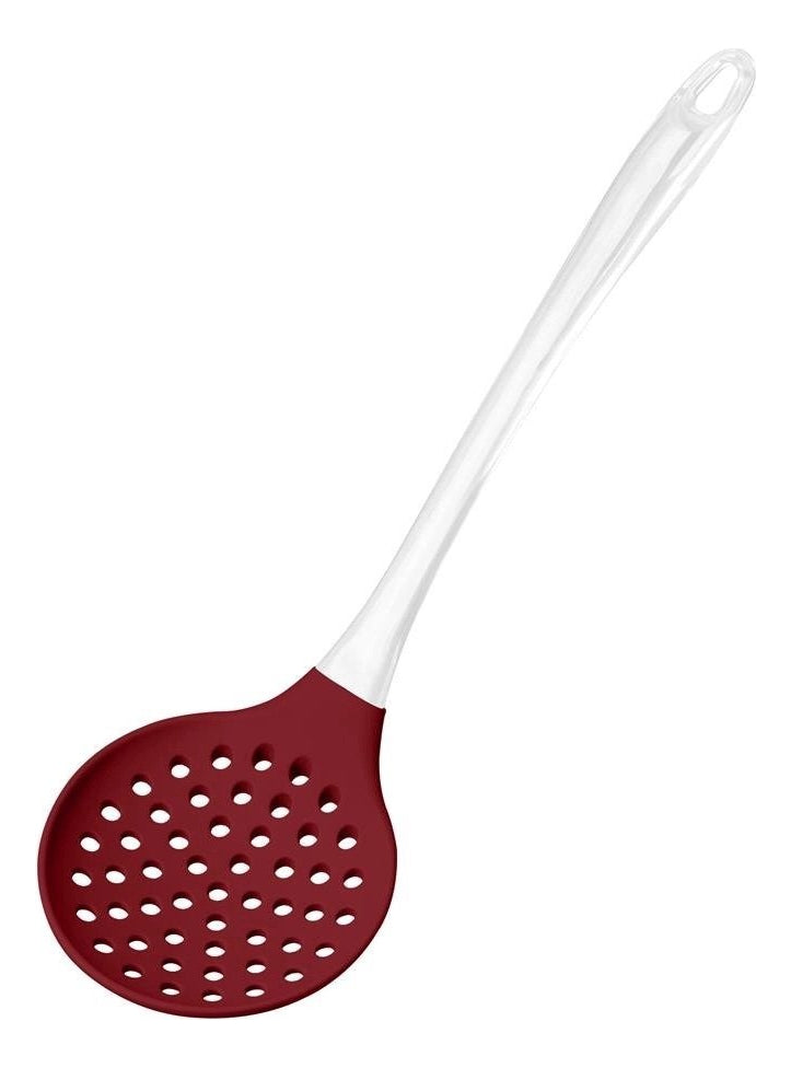 Escumadeira Up Home Silicone E Acrílico Vermelho