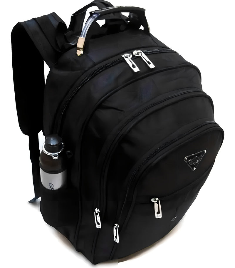 Mochila Bolsa Notebook C/ Cabo De Aço Reforçada Deabolar Ótima Cor Preto
