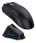 Mouse Gamer Attack Shark X11 Branco 22000 Dpi Usb Bluetooth Branco