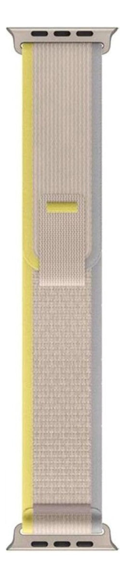Pulseira Alpine para apple watch ultra 49mm/45mm/44mm/42mm de larguras feita em nylon/ elastano fivela (g-hook loop) cor preto comprimento total 21