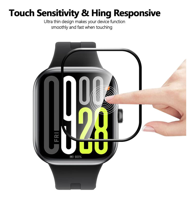 Película 3d 9d Cerâmica Para Redmi Watch 3 4 5 Active Lite