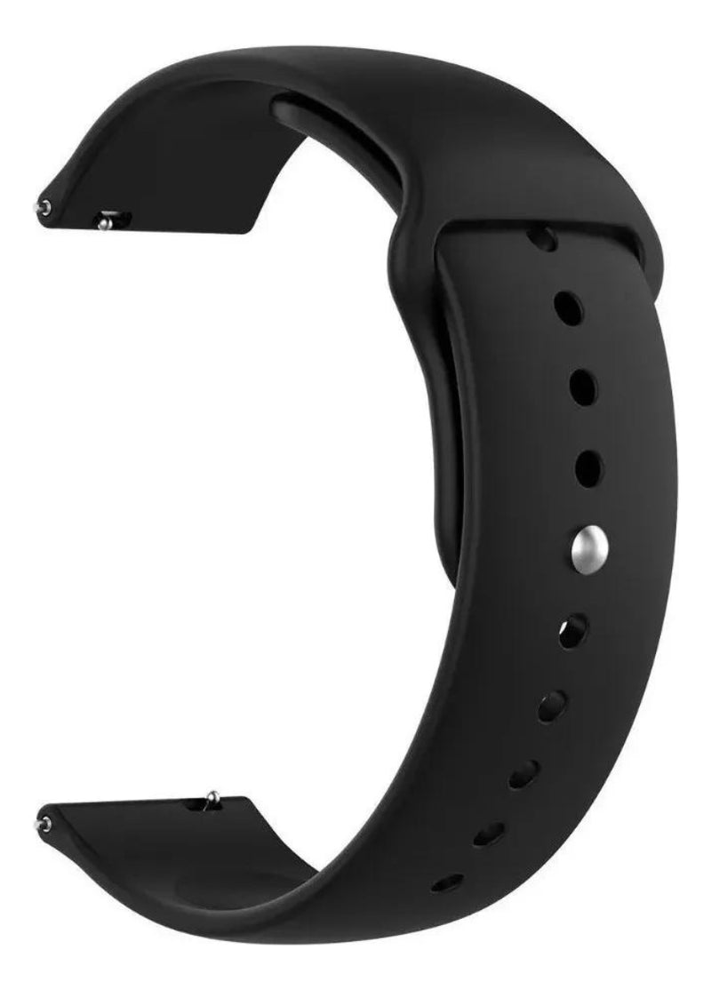 Pulseira Borracha 20mm Amazfit Gts 2 3 4 Mini Galaxy Active Cor Verde Largura 20 mm