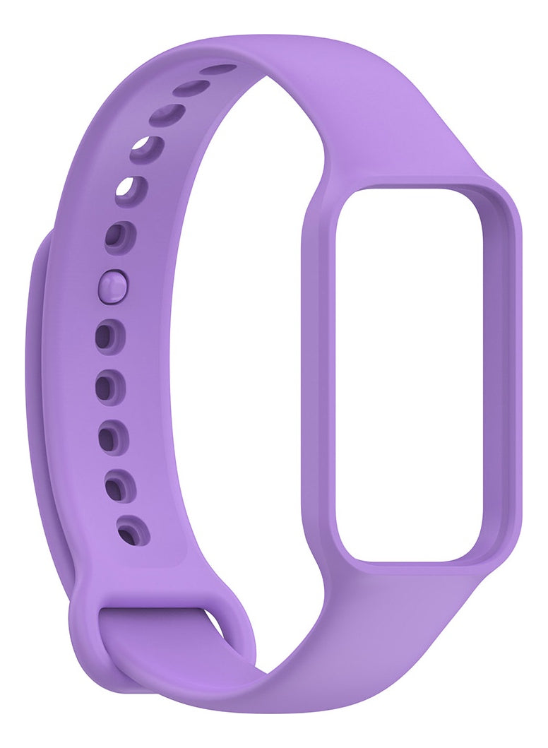 Pulseira De Silicone Colorida Para Xiaomi Mi Band 8 Active Cor Lilás